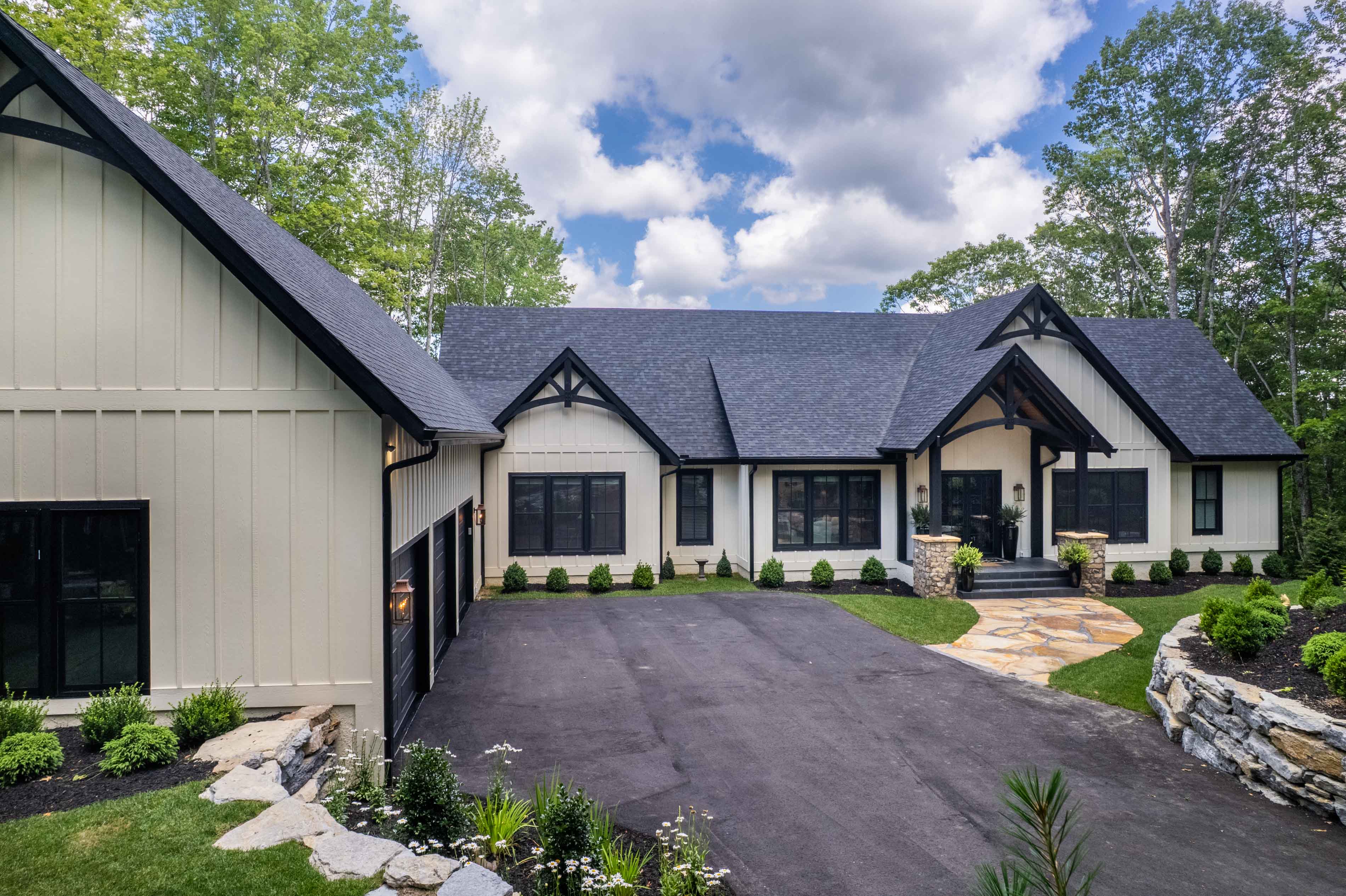 The front of the Flemming home in Glenville, NC. 