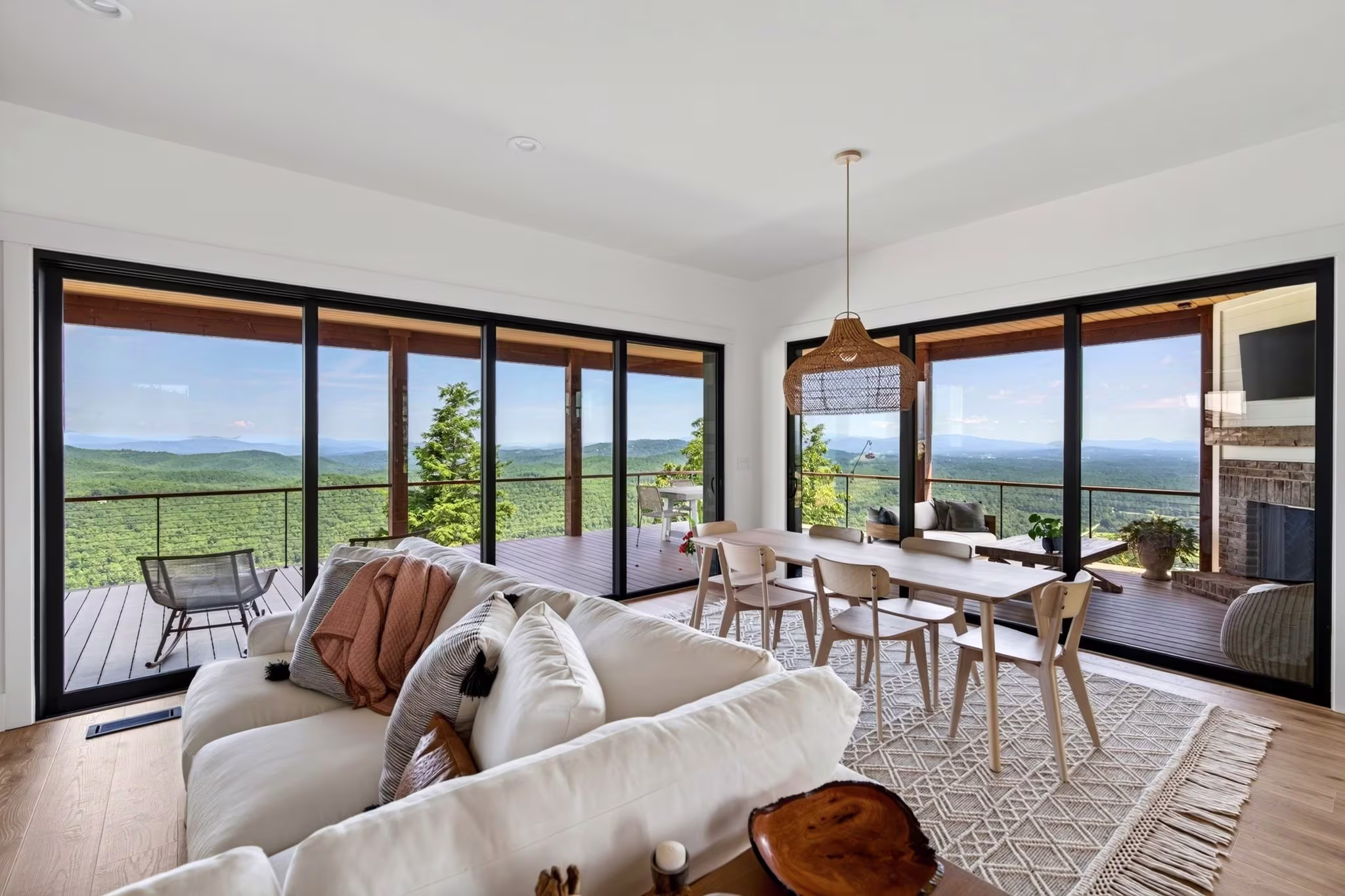 The living area of the Garbarino home.