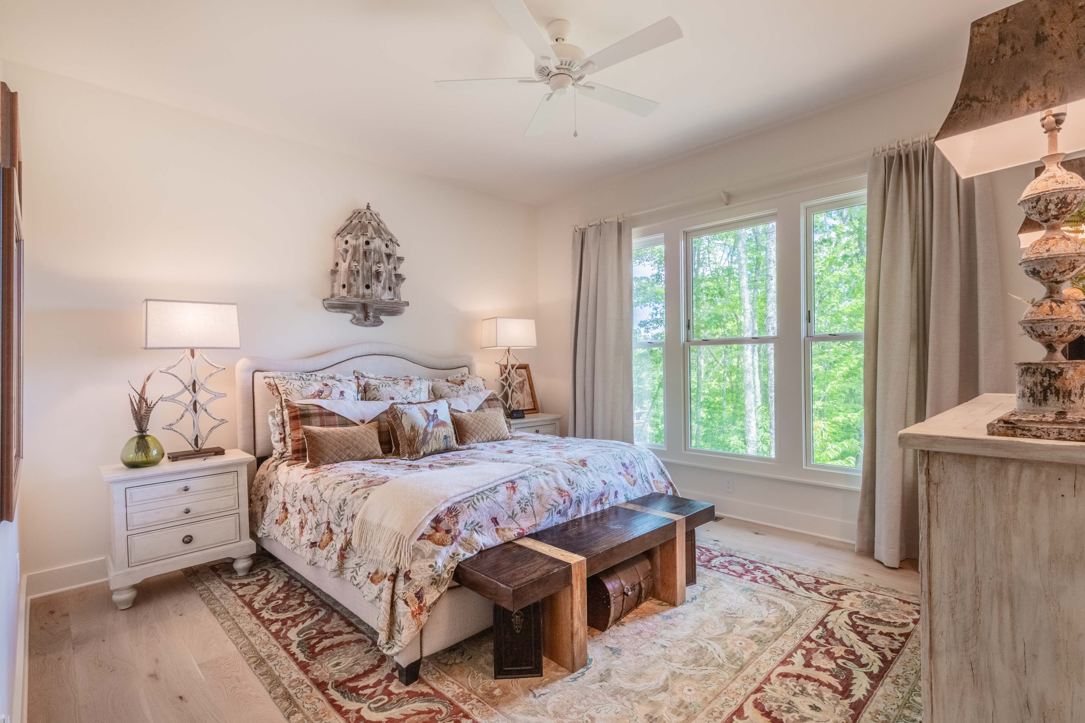 Bedroom of the Flemming home in Glenville