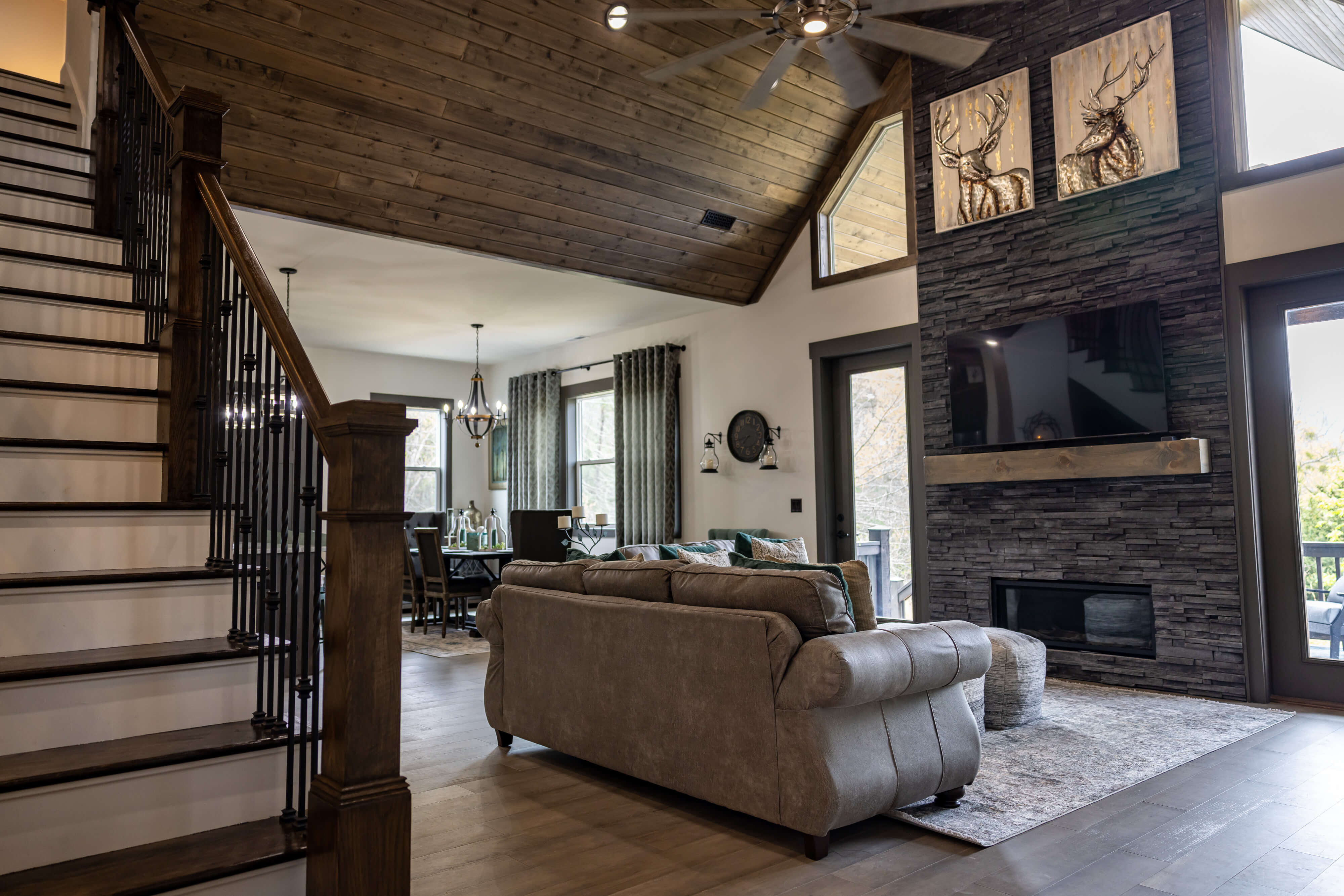 Every room in the Chadwell home was customized for their comfort. 