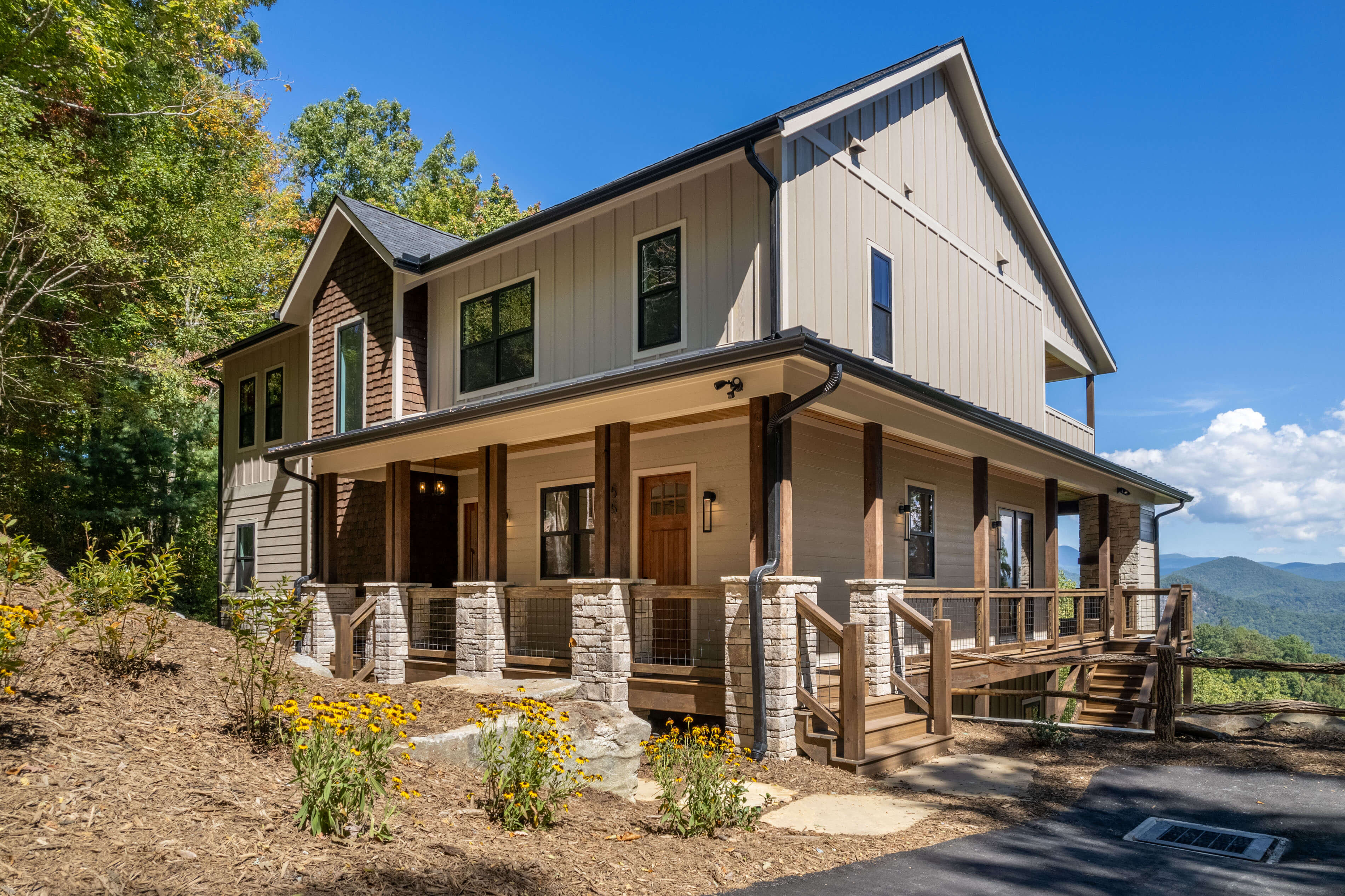 Front view of the Sill home in BLR