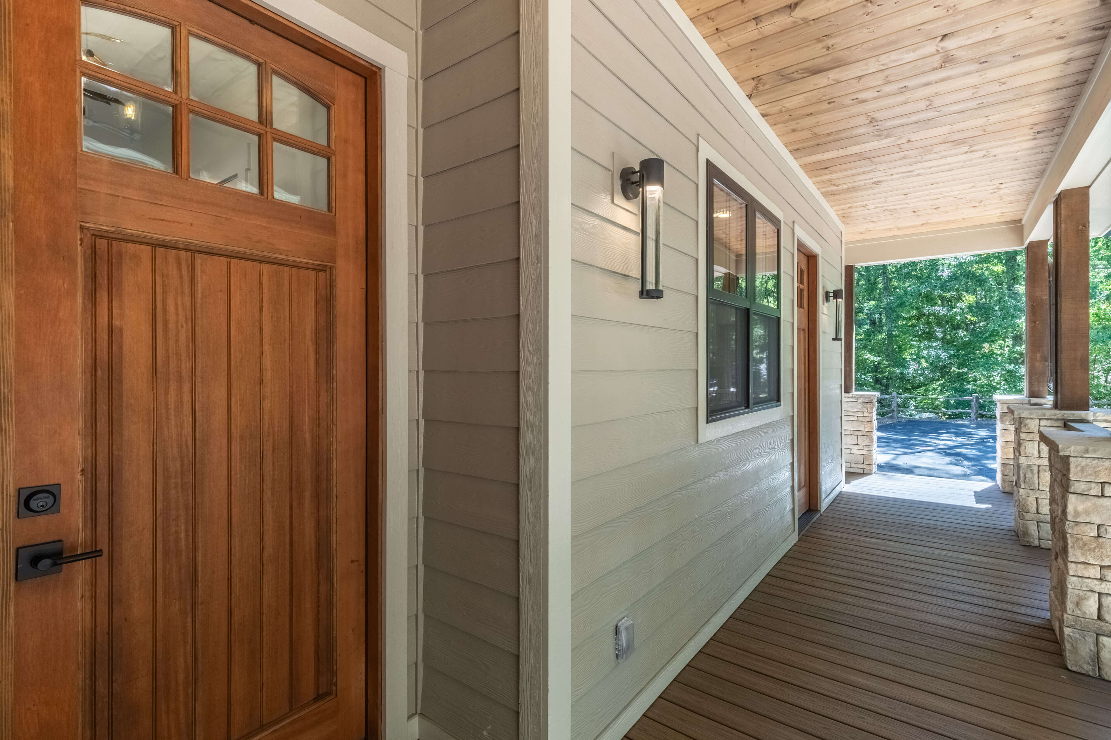 Front porch of the Sill home in BLR
