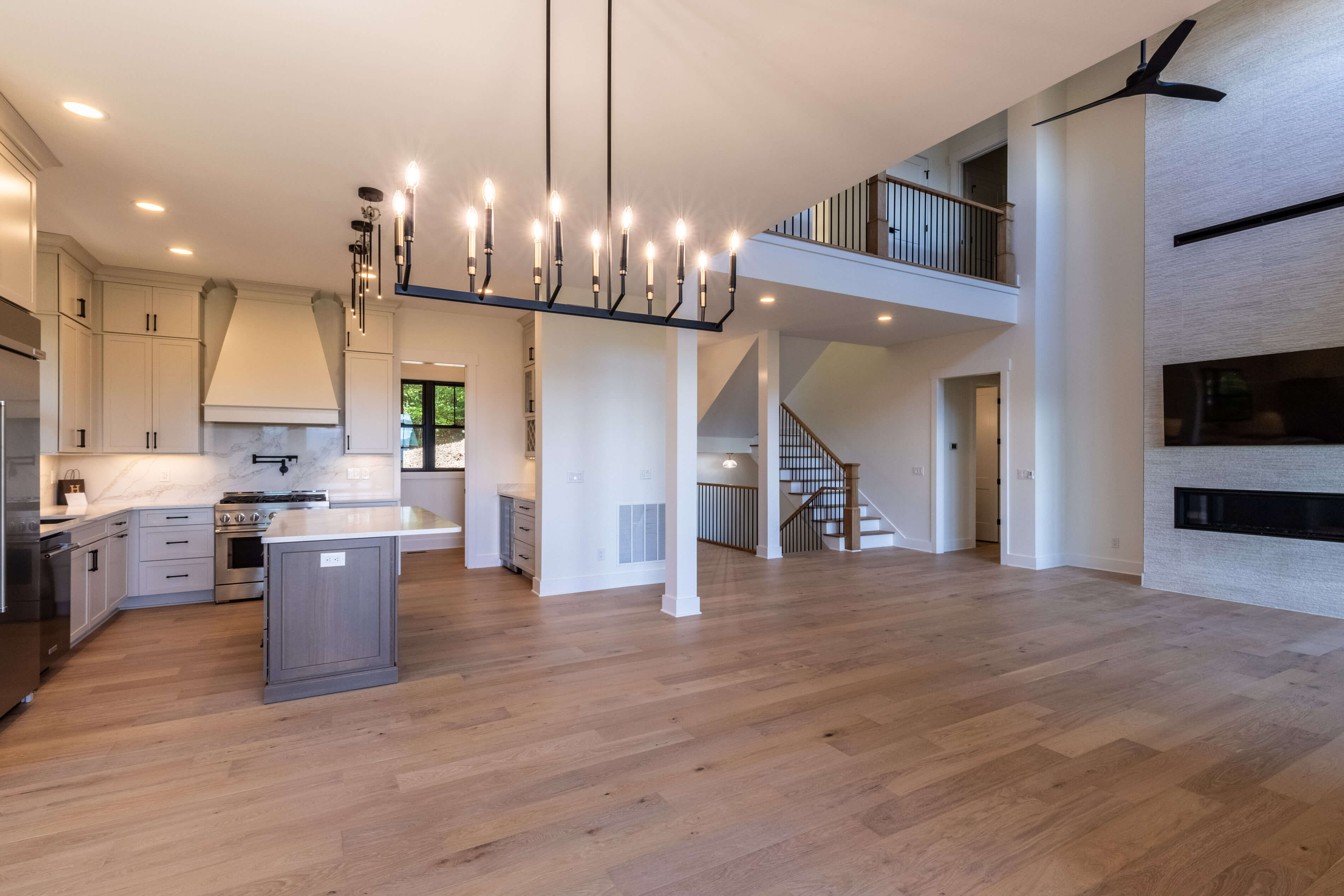 Sill Open Kitchen into Living Room