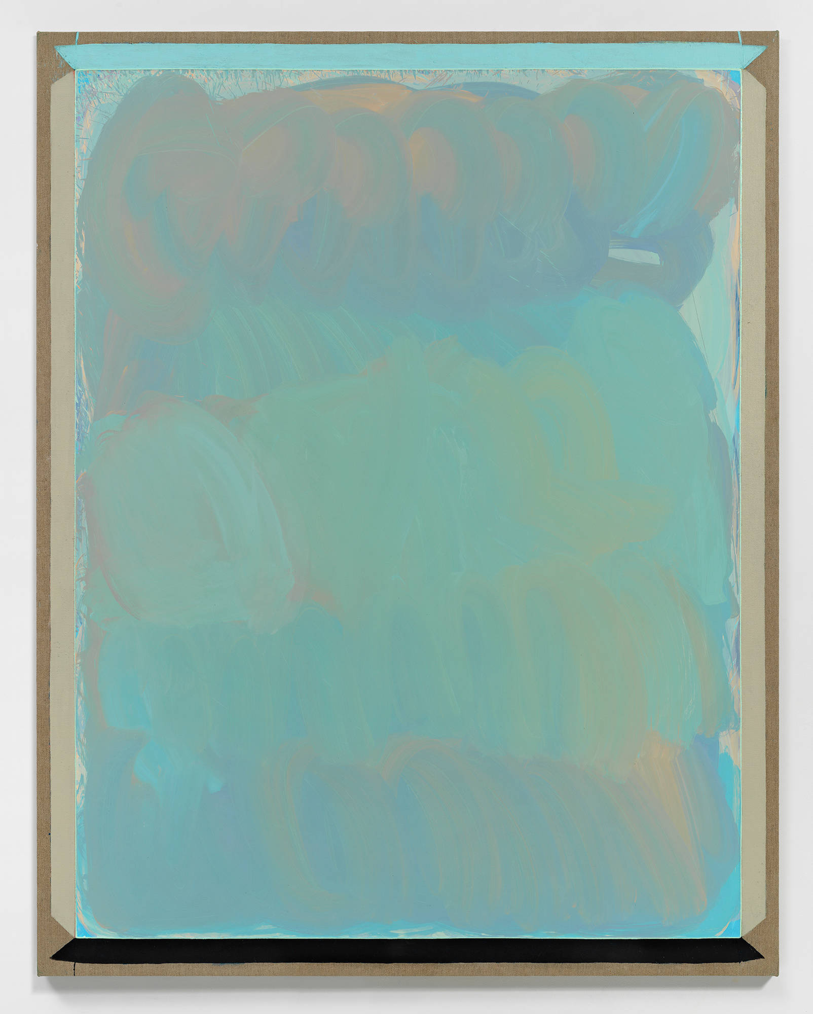 Julia Rommel, Popcorn, 2023, Oil on linen, 74 ¼ × 58 ¼ in.