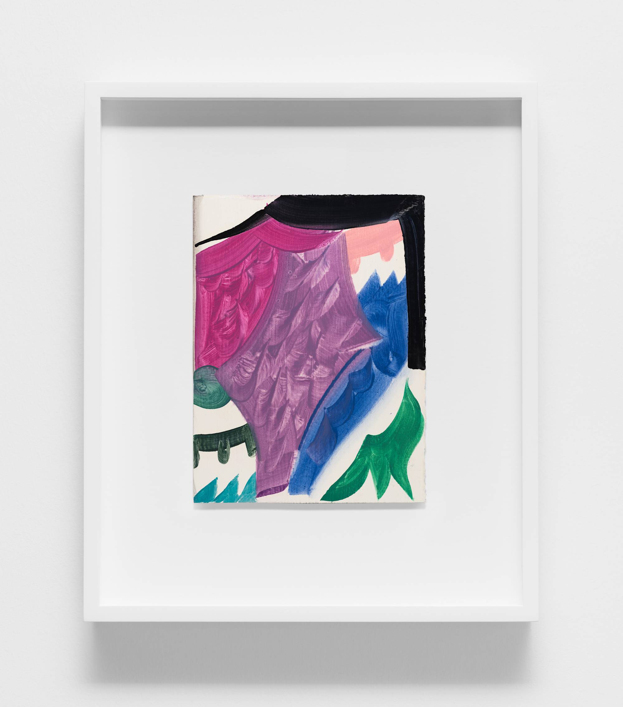 Patricia Treib
Simultaneous Armor Variation, 2025
Oil on paper
7 ½ × 5 ½ in. (19.05 × 13.97 cm)