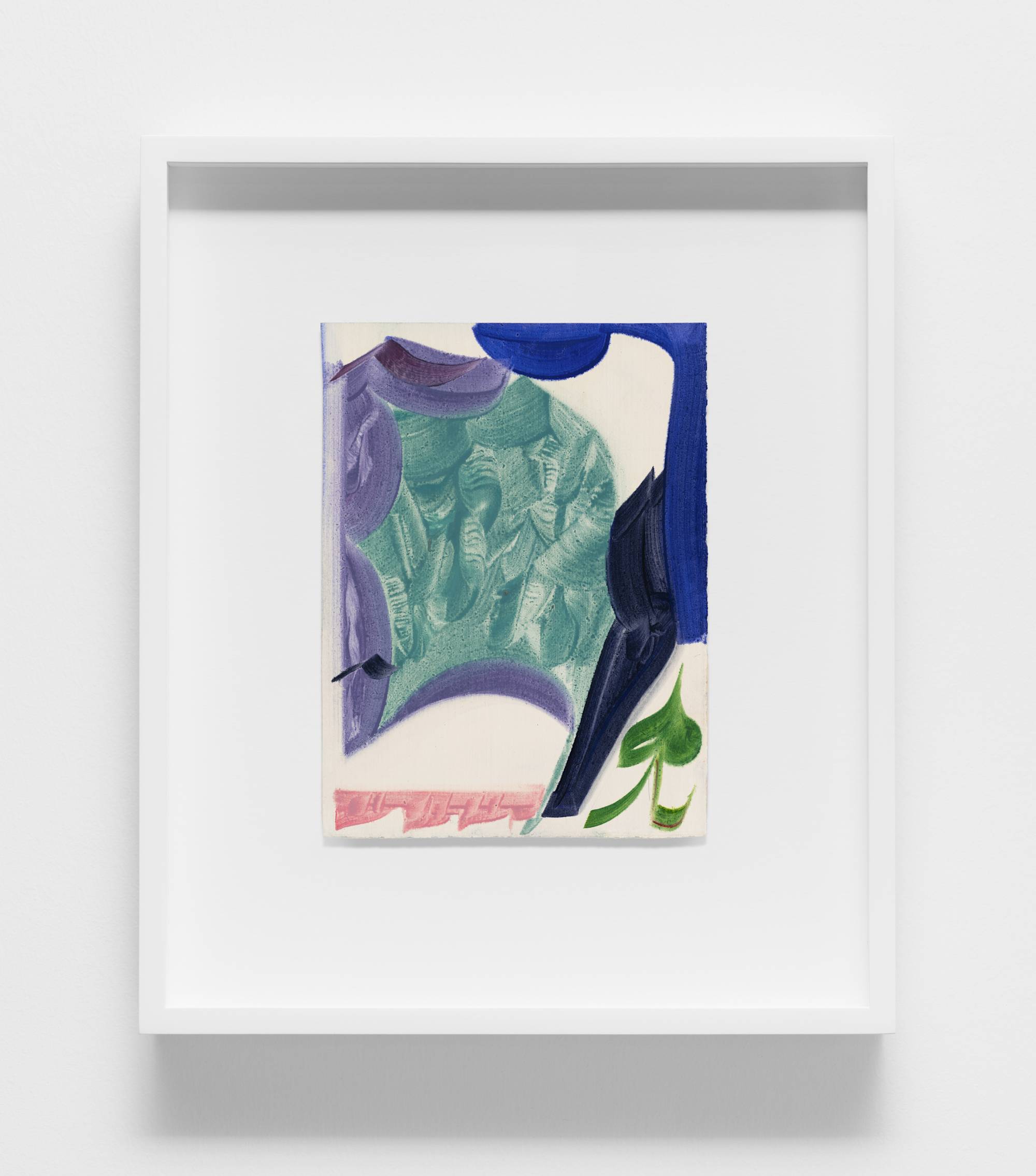 Patricia Treib
Sinuous Armor Variation, 2026
Oil on paper
7 ½ × 5 ½ in. (19.05 × 13.97 cm)
