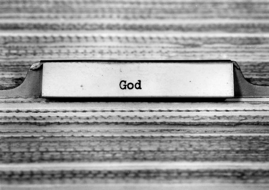 Untitled (God), 1997
(Card Catalogue)
Gelatin silver print
17 ¼ × 22 ¼ in.
