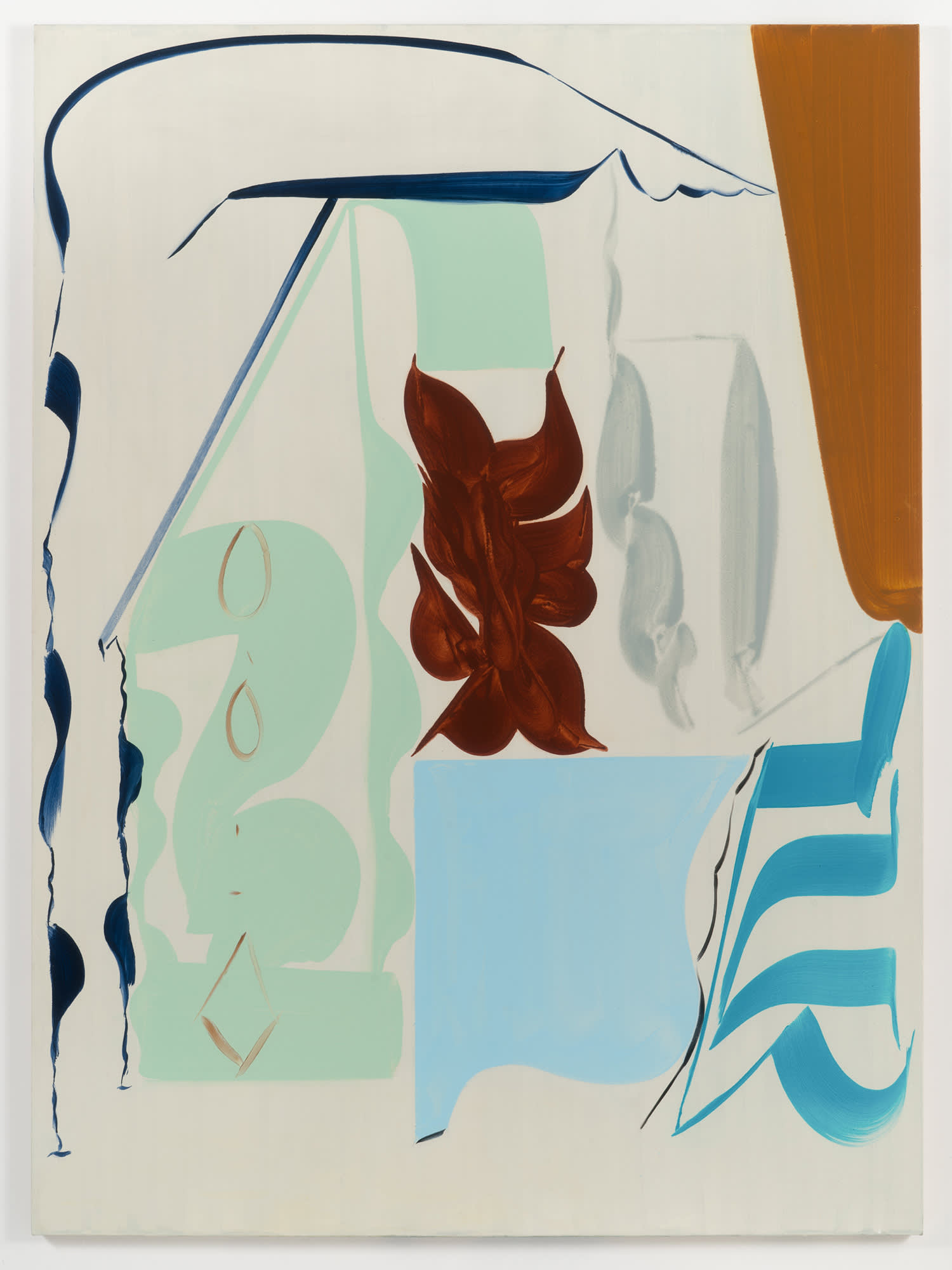 La Roda, 2017, oil on canvas, 75 x 55 inches