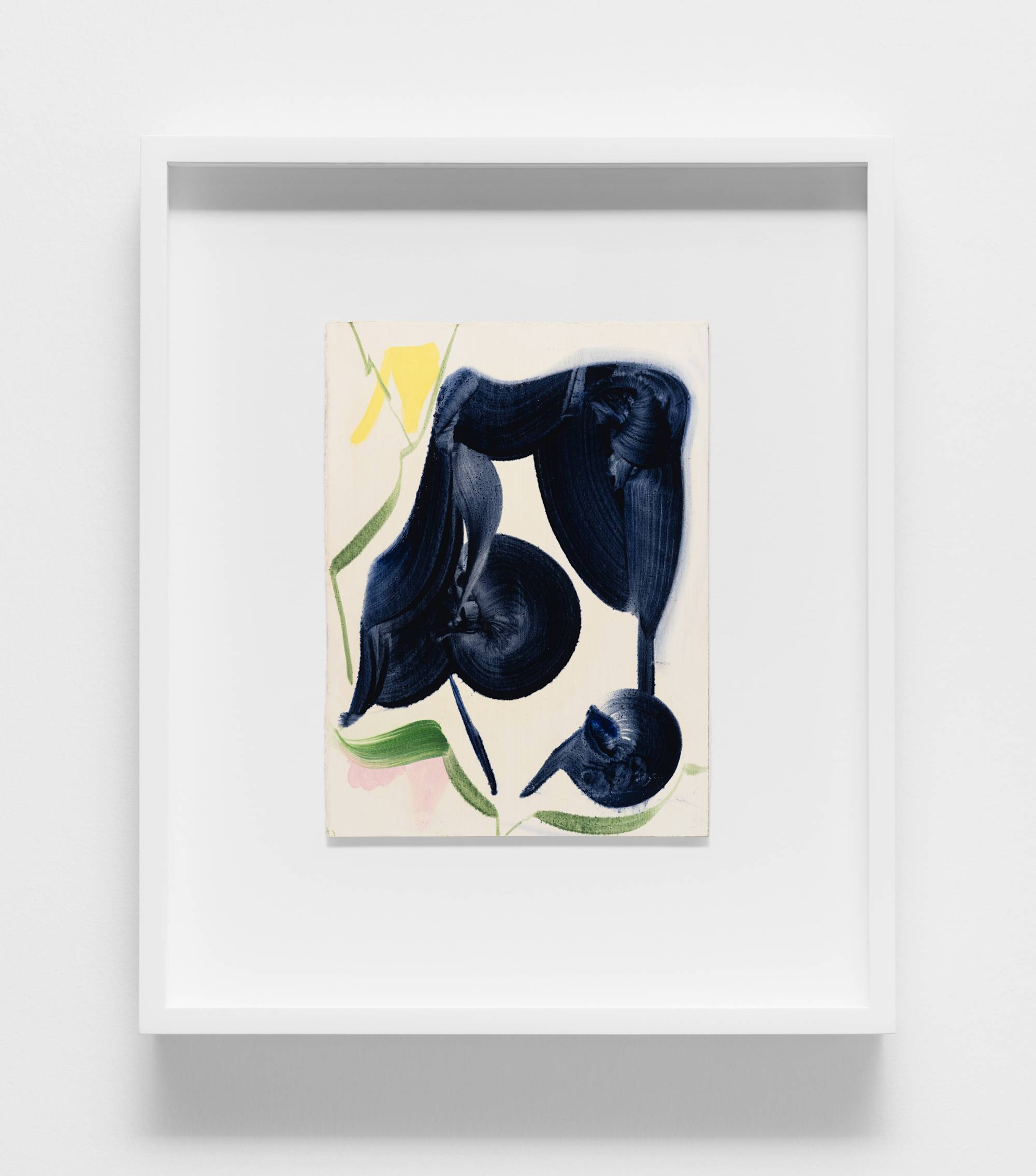 Patricia Treib
Indigo Sleeve Variation, 2025
Oil on paper
7 ½ × 5 ½ in. (19.05 × 13.97 cm)