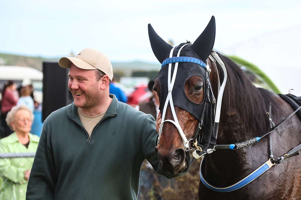 Nathan Purdon getting ready for Young Guns 2YO series