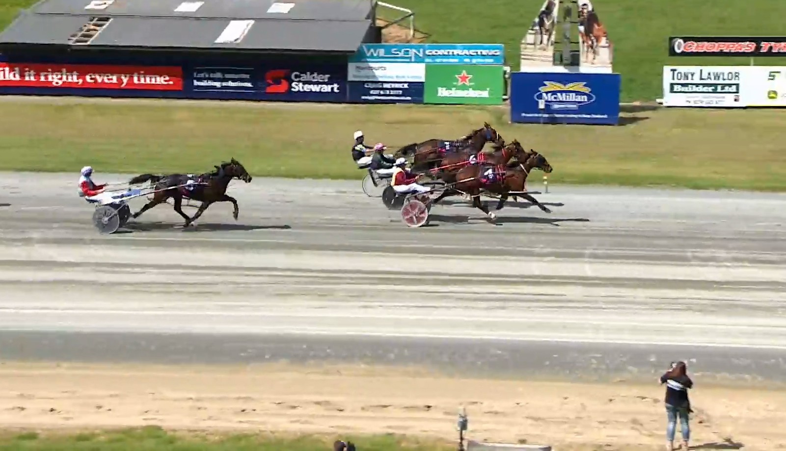 The Barron wins with Mr President and is back to work today