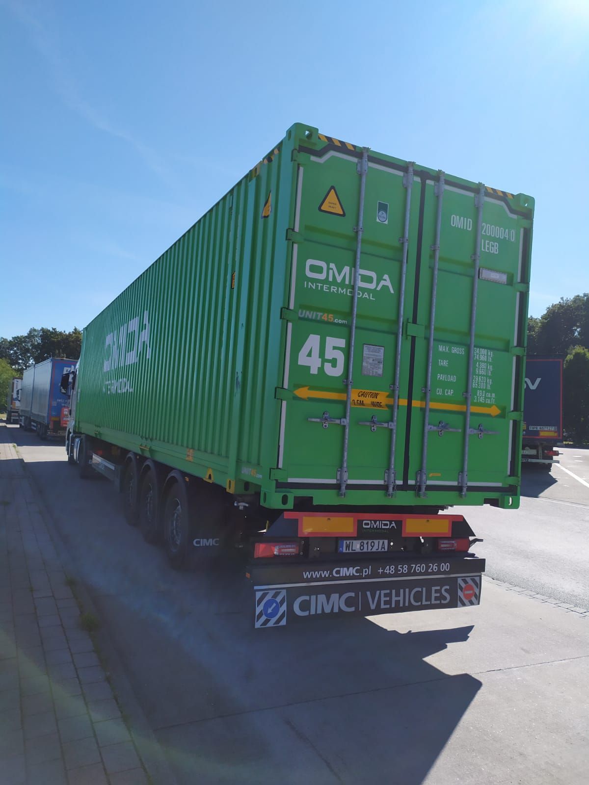 Ramy kontenerowe - Omida Logistics