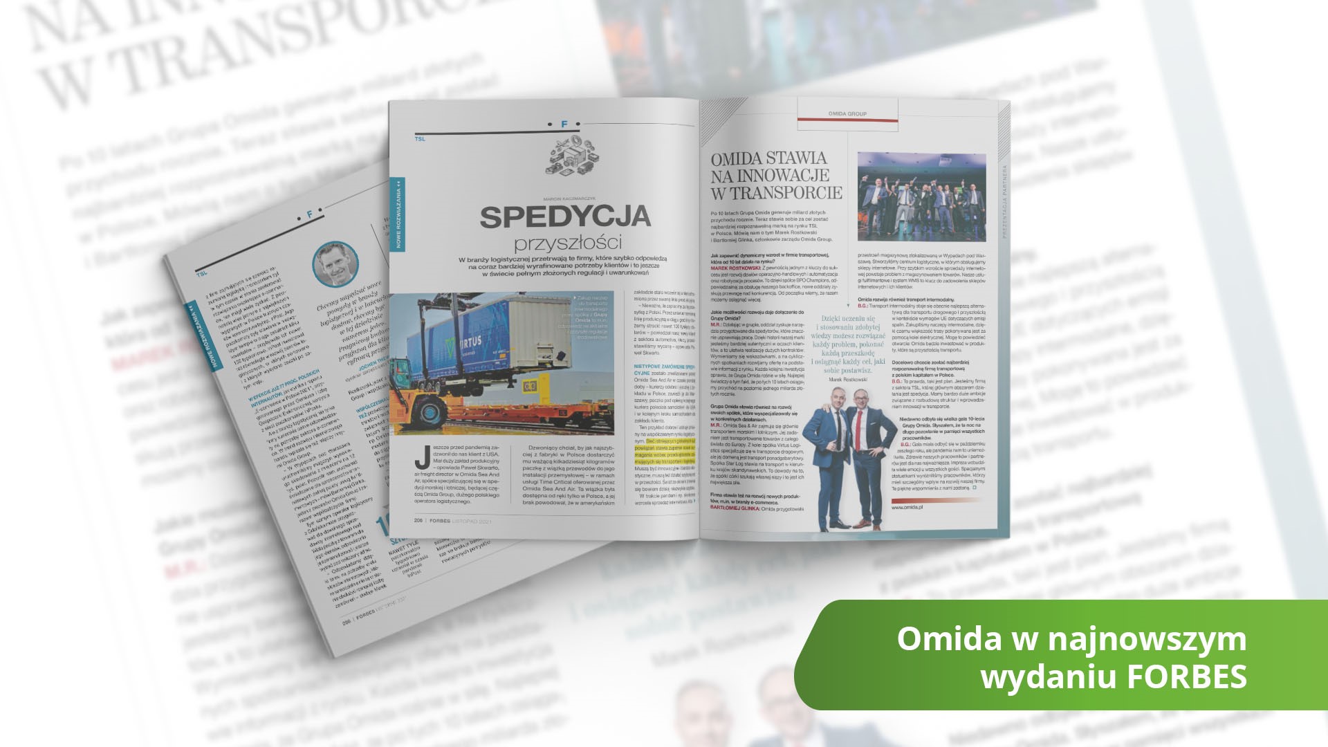 Omida Group w najnowszym wydaniu Forbes | Omida VLS