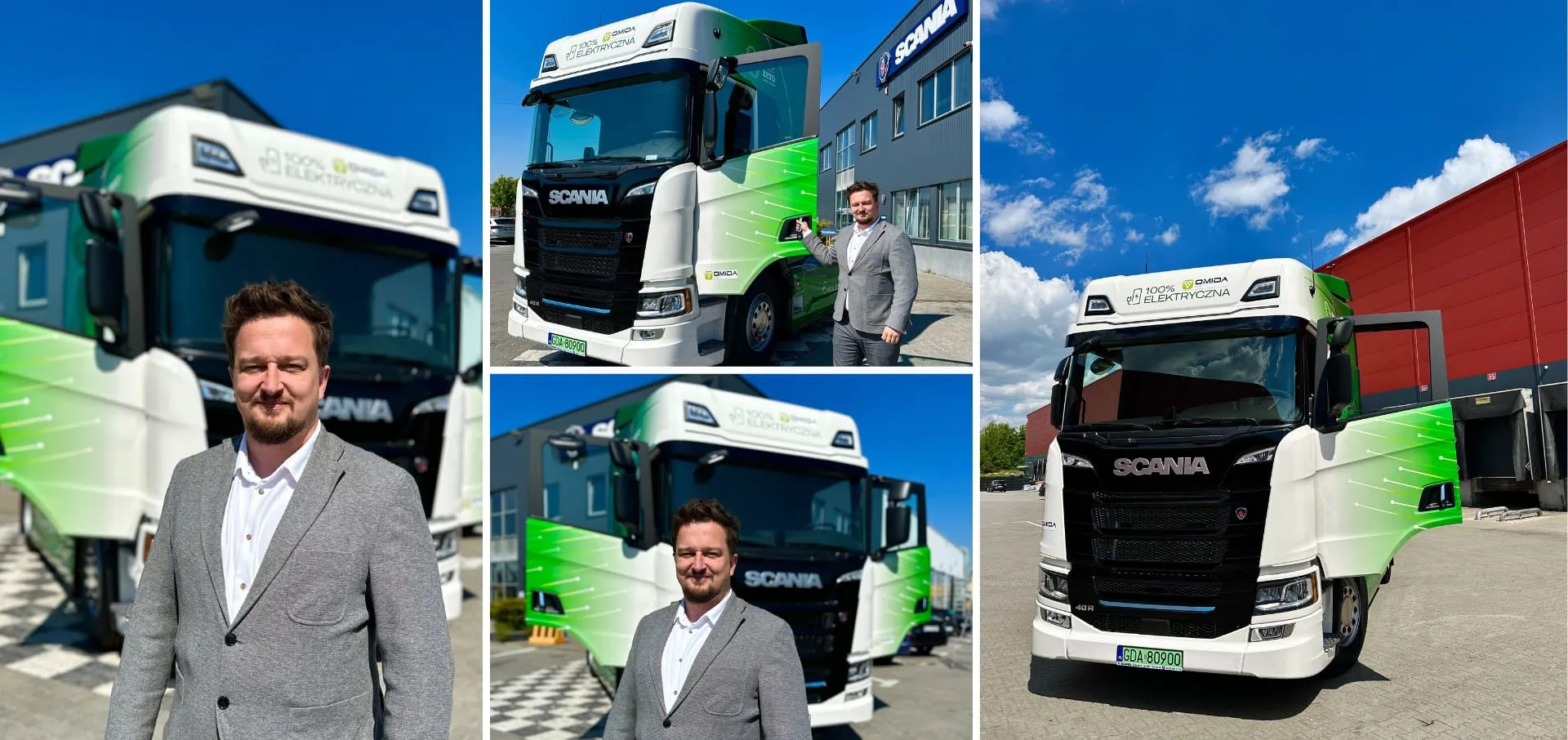 Bartosz Kujawa, Omida VLS Scania elektryczny ciągnik 2