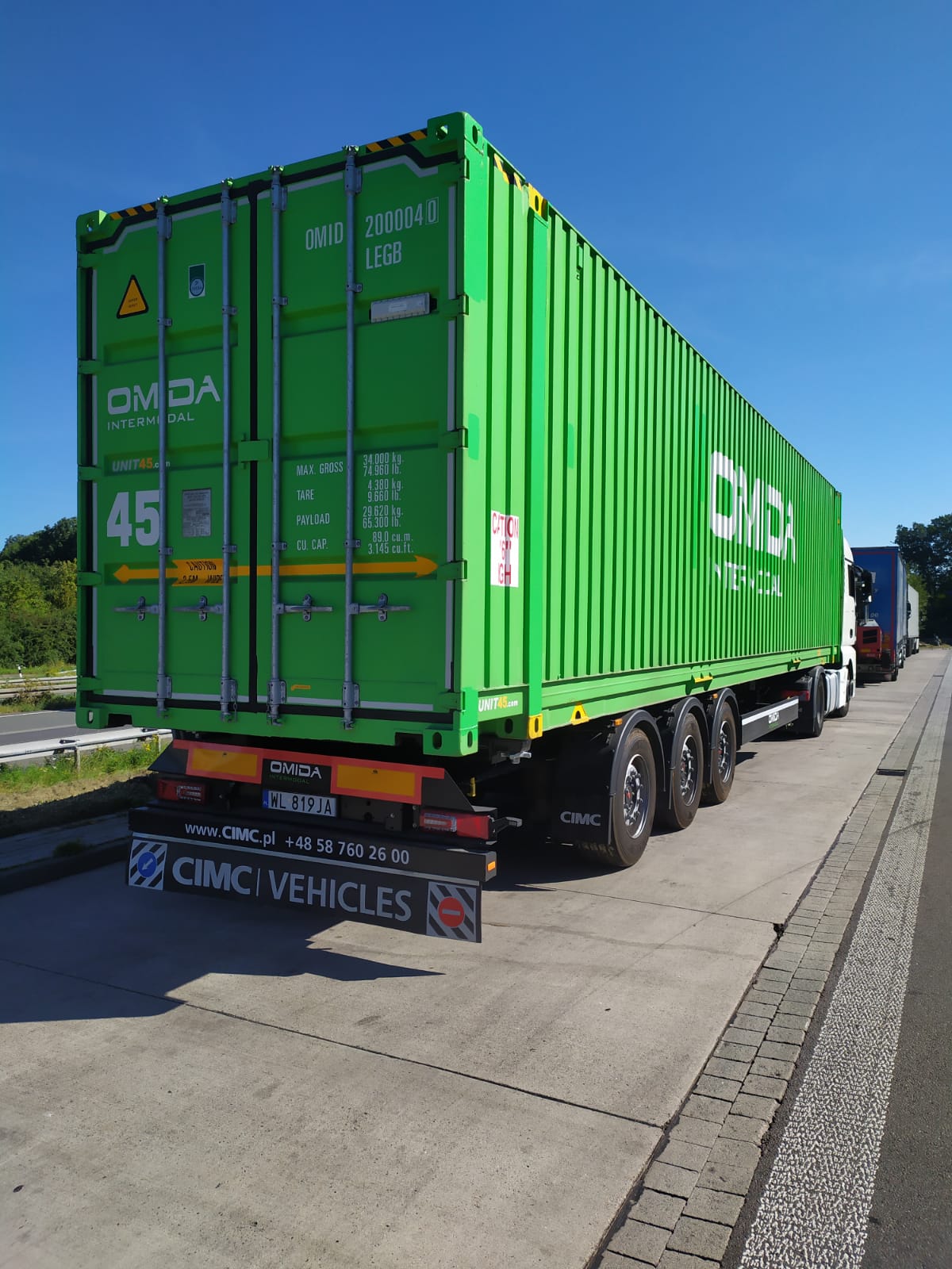 Ramy kontenerowe - Omida Logistics