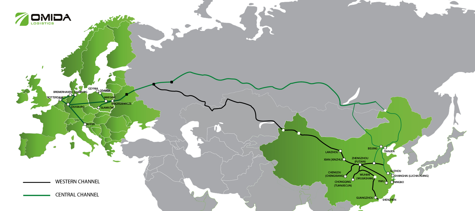 Transport Kolejowy - Omida Logistics