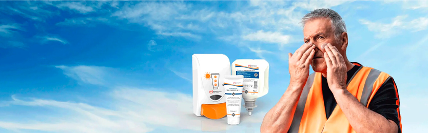 Sunscreen for working in the sun