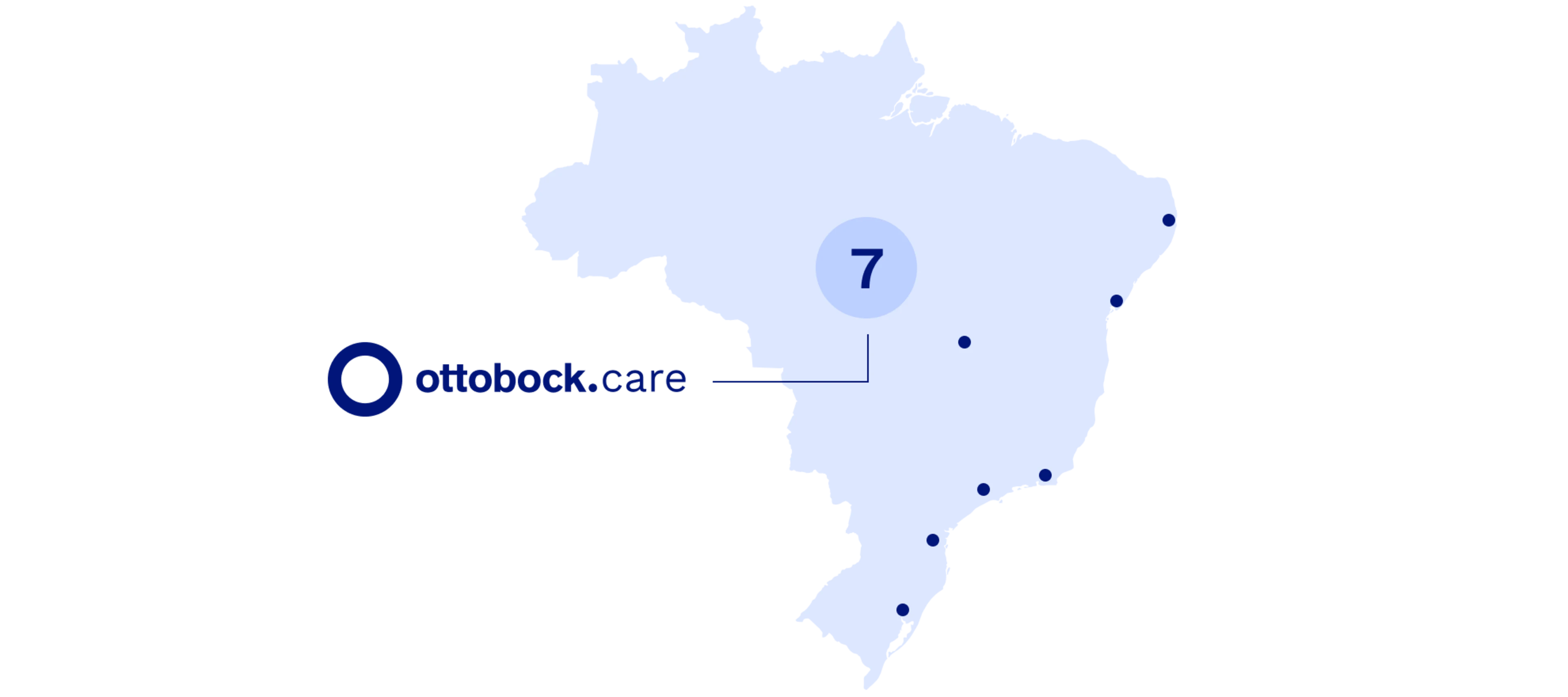 Ottobock Care Brazil map