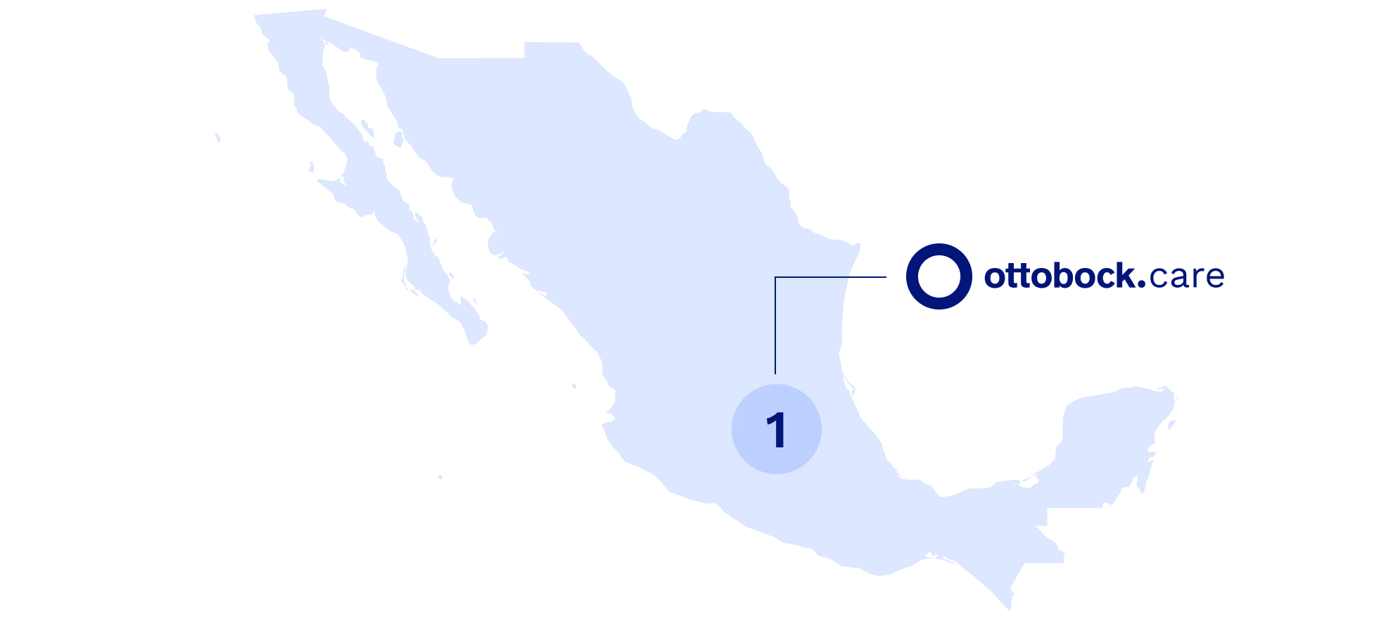 Ottobock Care Mexico map