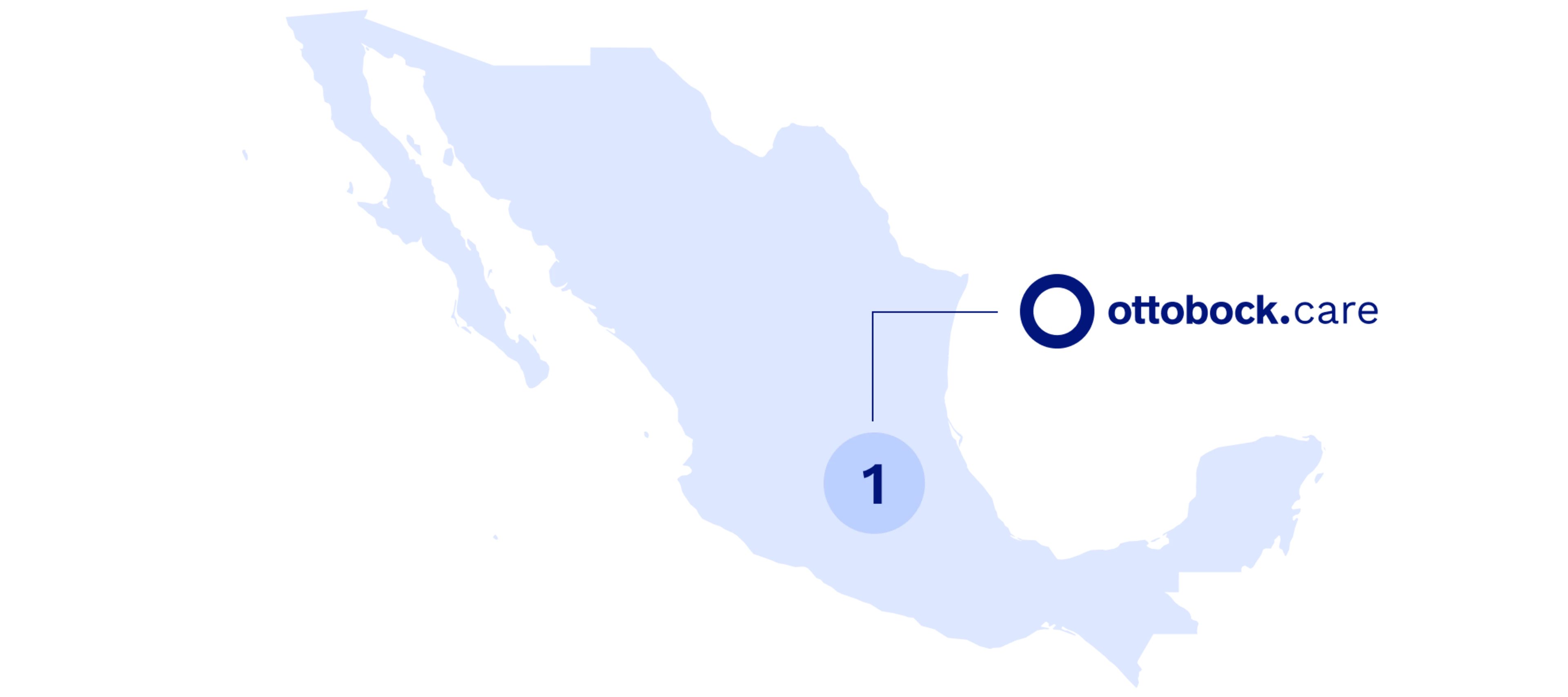 Ottobock Care Mexico map