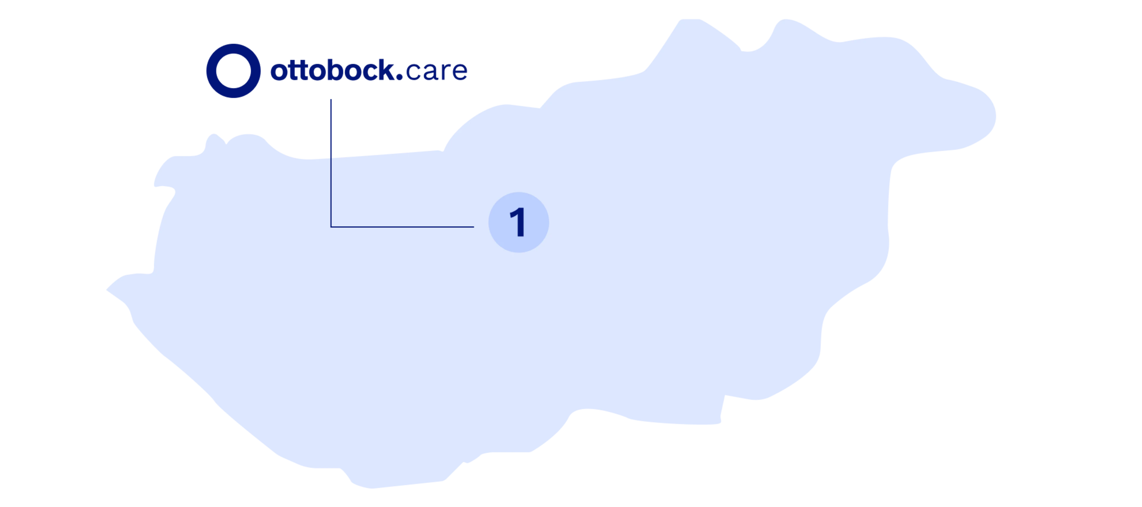 Map with locations in Hungary