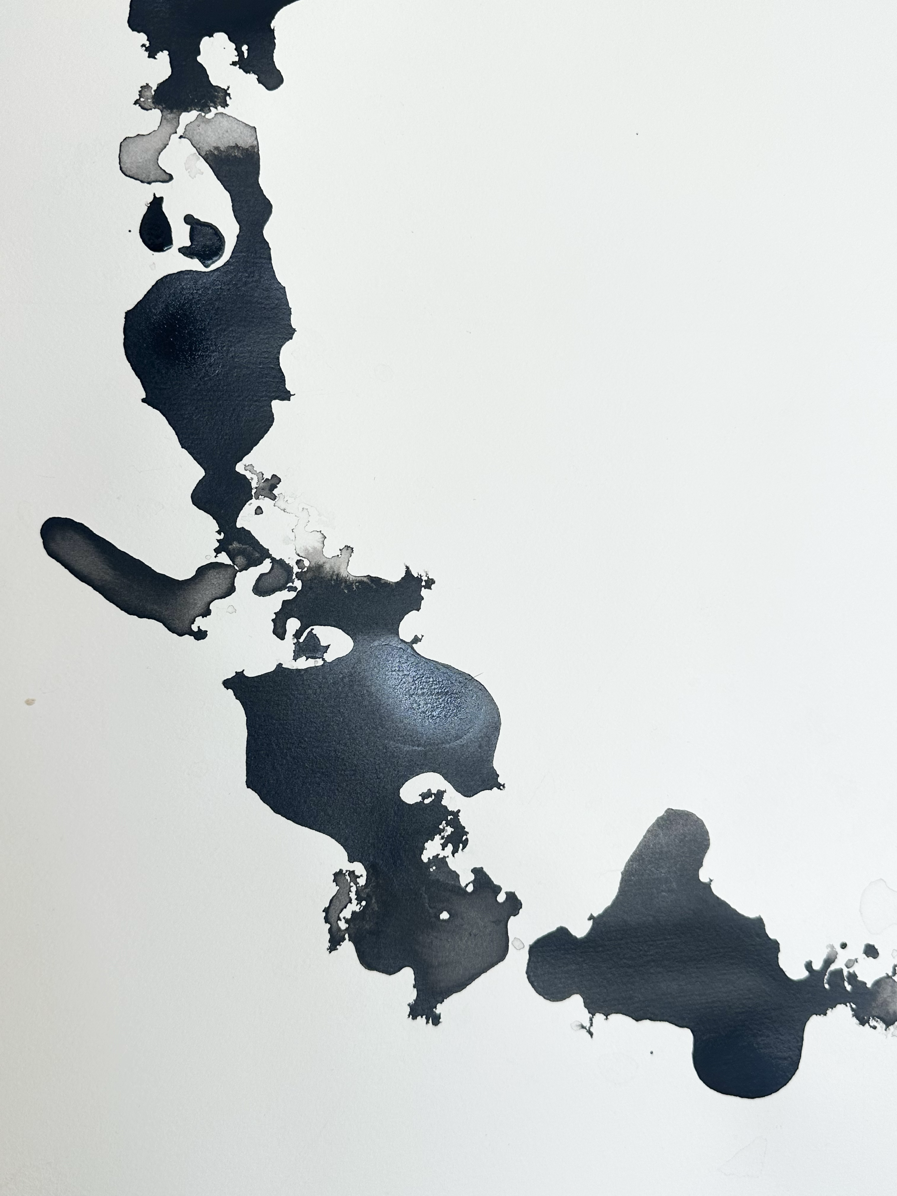 Abstract Ink Detail – Minimalist Wall Art