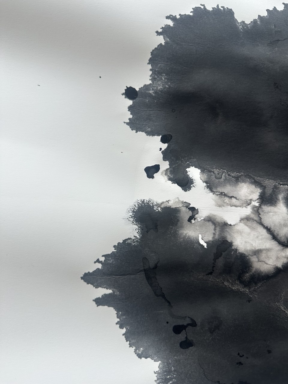 CII — ink on paper artwork detail, Evgeniia Kazarezova