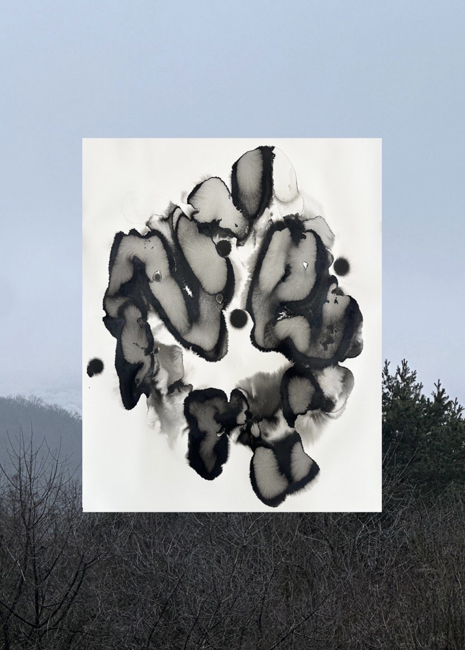 Circle XI, ink on paper by Evgeniia Kazarezova, Circle of Life project