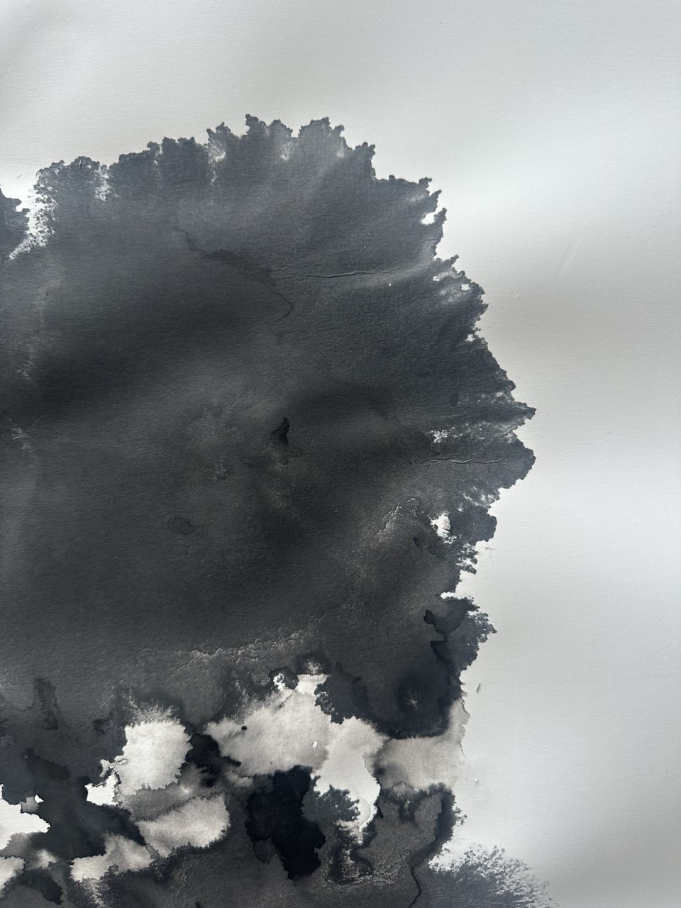 CII — ink on paper artwork detail, Evgeniia Kazarezova