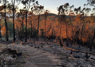 Fire affected residents support