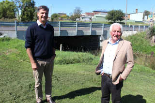 Angus with Upper Lachlan Shire Counci Mayor John Stafford