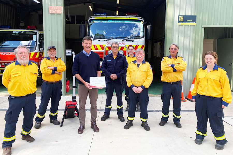 Douglas Park RFS received $1,040 for new lights under the 2019 Volunteer Grants round 