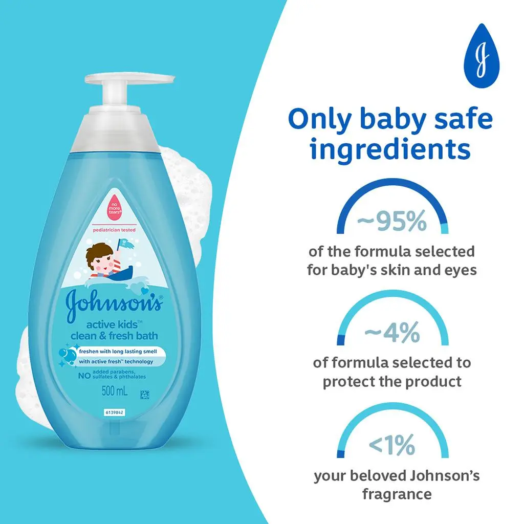 Johnson's® Active Kids™ Clean & Fresh Bath image 3
