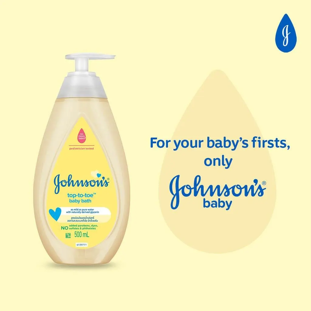 Johnson's ® Top-To-Toe™ Hair & Body Baby Bath image 1