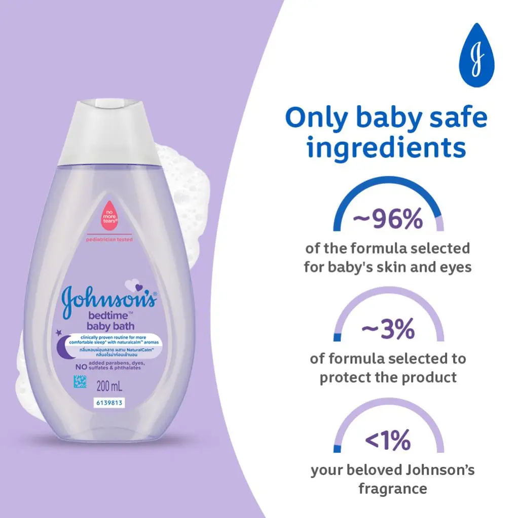 Johnson's® Bedtime™ Baby Bath image 4