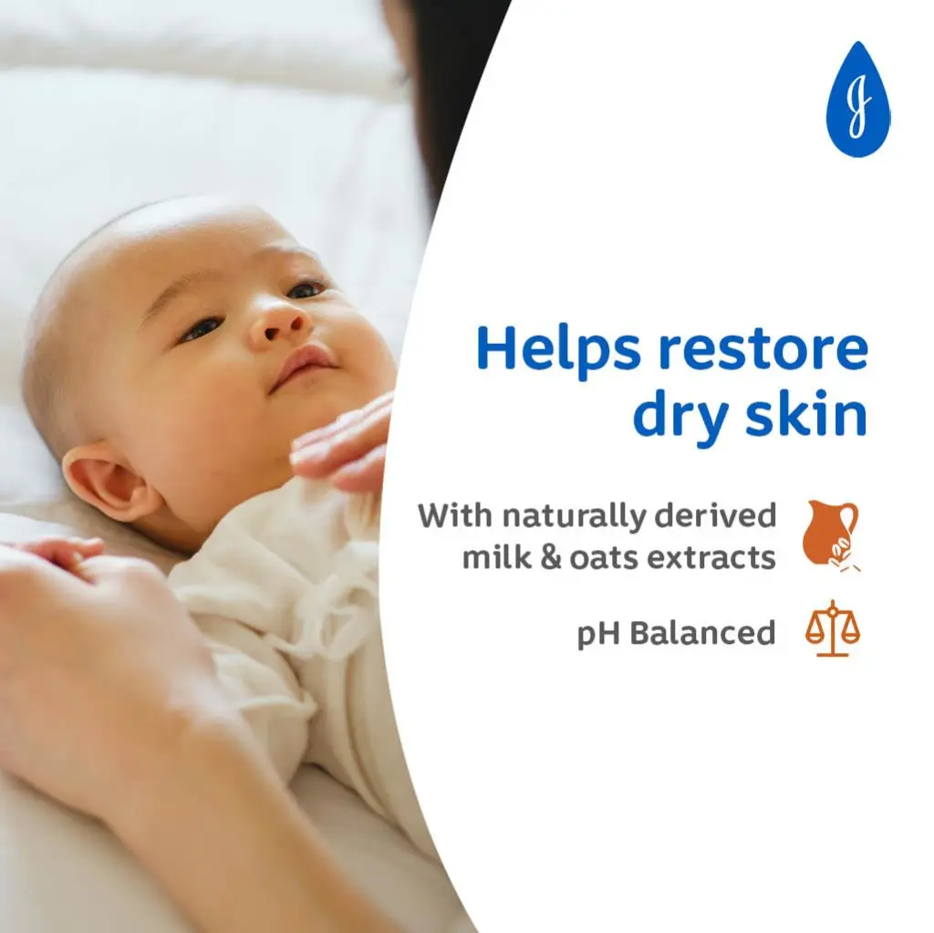 Johnson's® Milk + Oats Lotion image 2