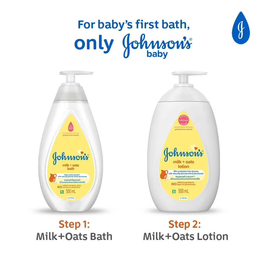 Johnson's® Milk + Oats Lotion image 5