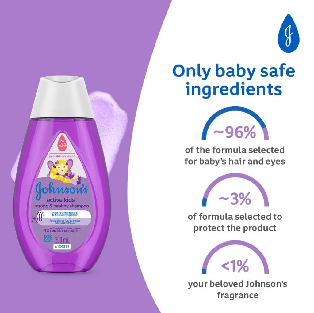 Johnson’s® Active Kids™ Strong & Healthy Shampoo image 3