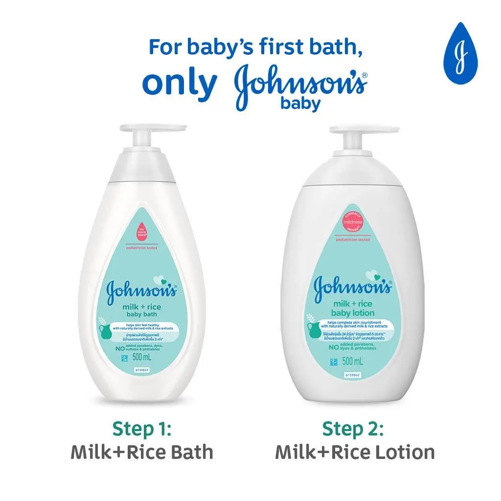 Johnson's® Milk + Rice Bath image 5