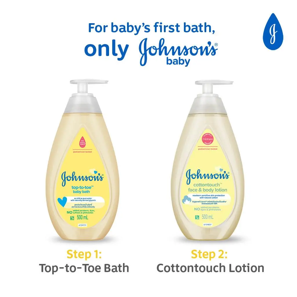 Johnson's ® Top-To-Toe™ Hair & Body Baby Bath image 5