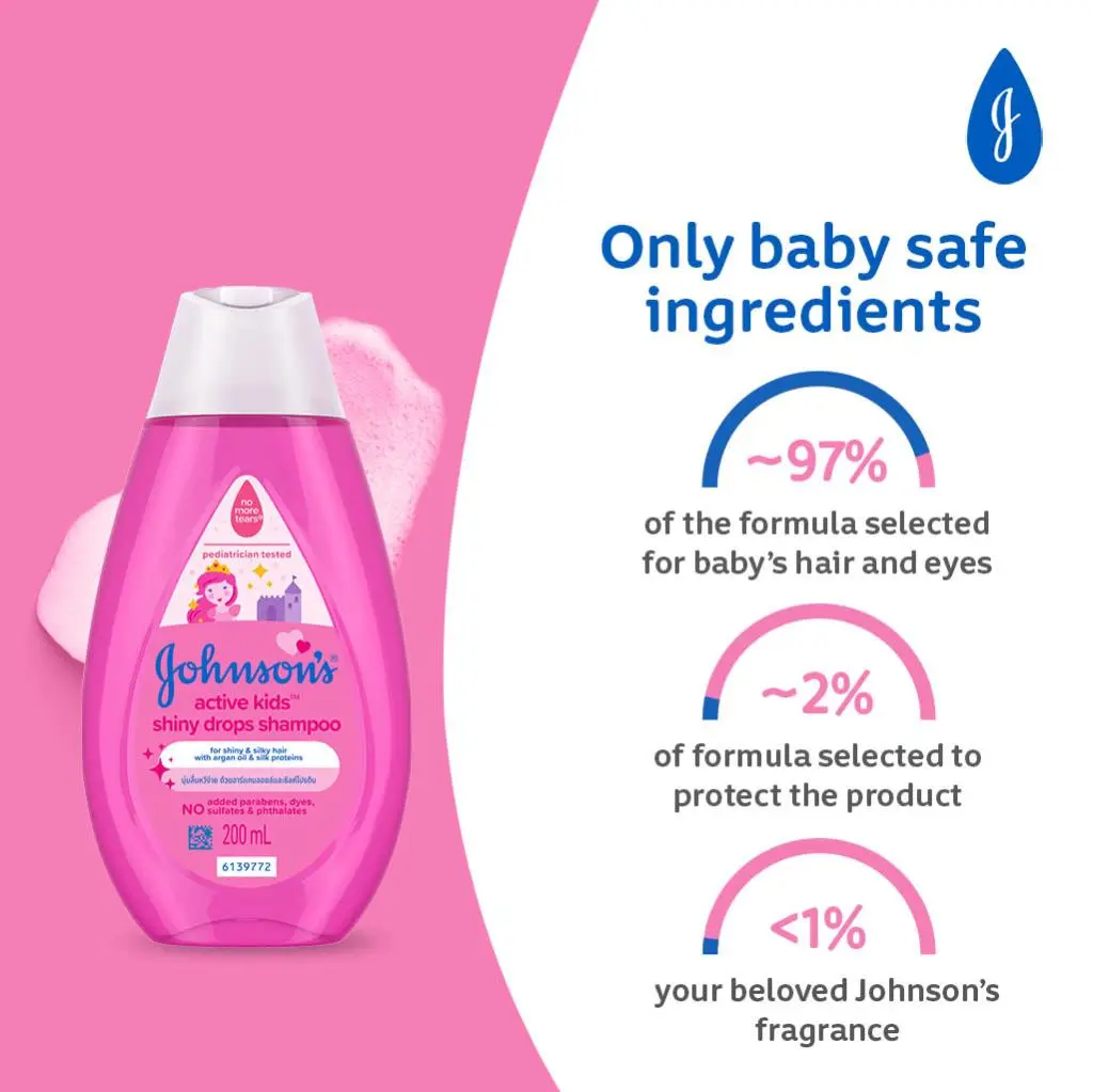 Johnson's® Active Kids™ Shiny Drops Shampoo image 3