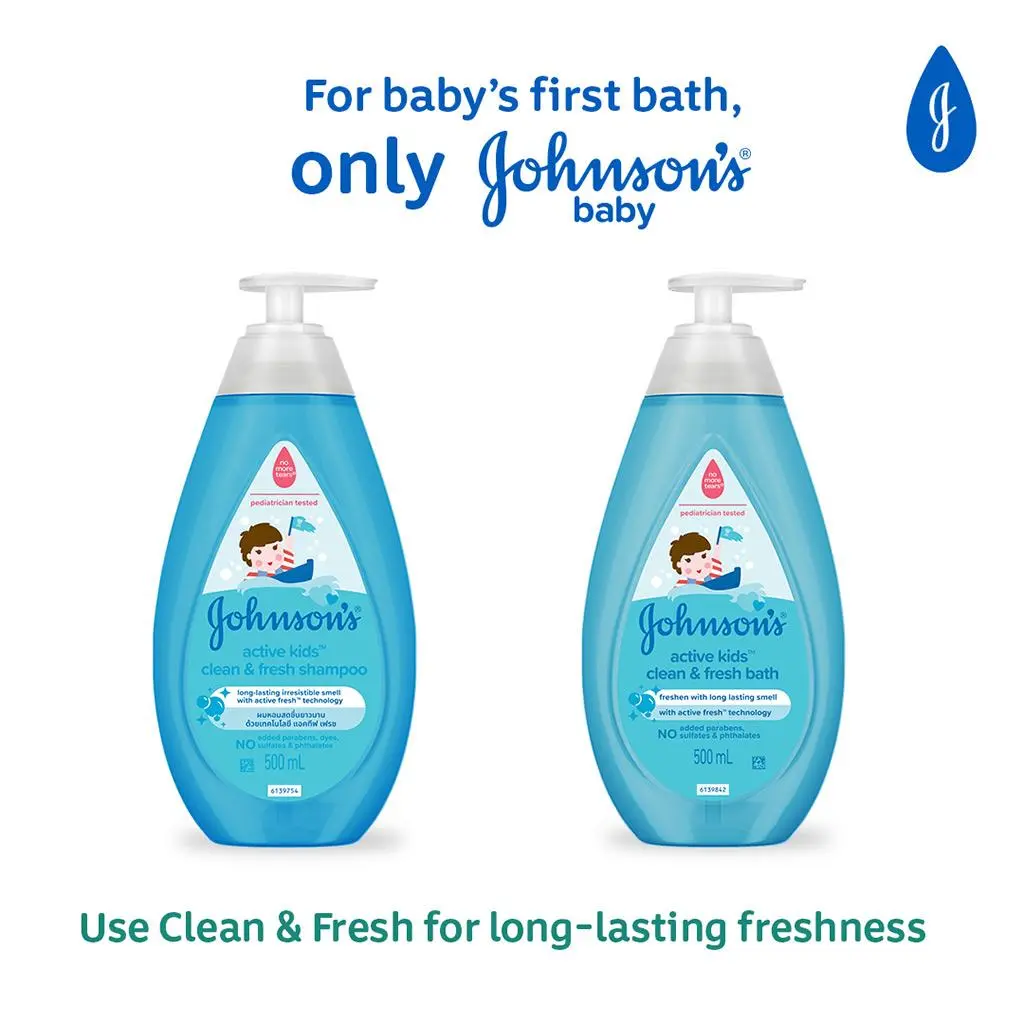 Johnson's® Active Kids™ Clean & Fresh Bath image 5