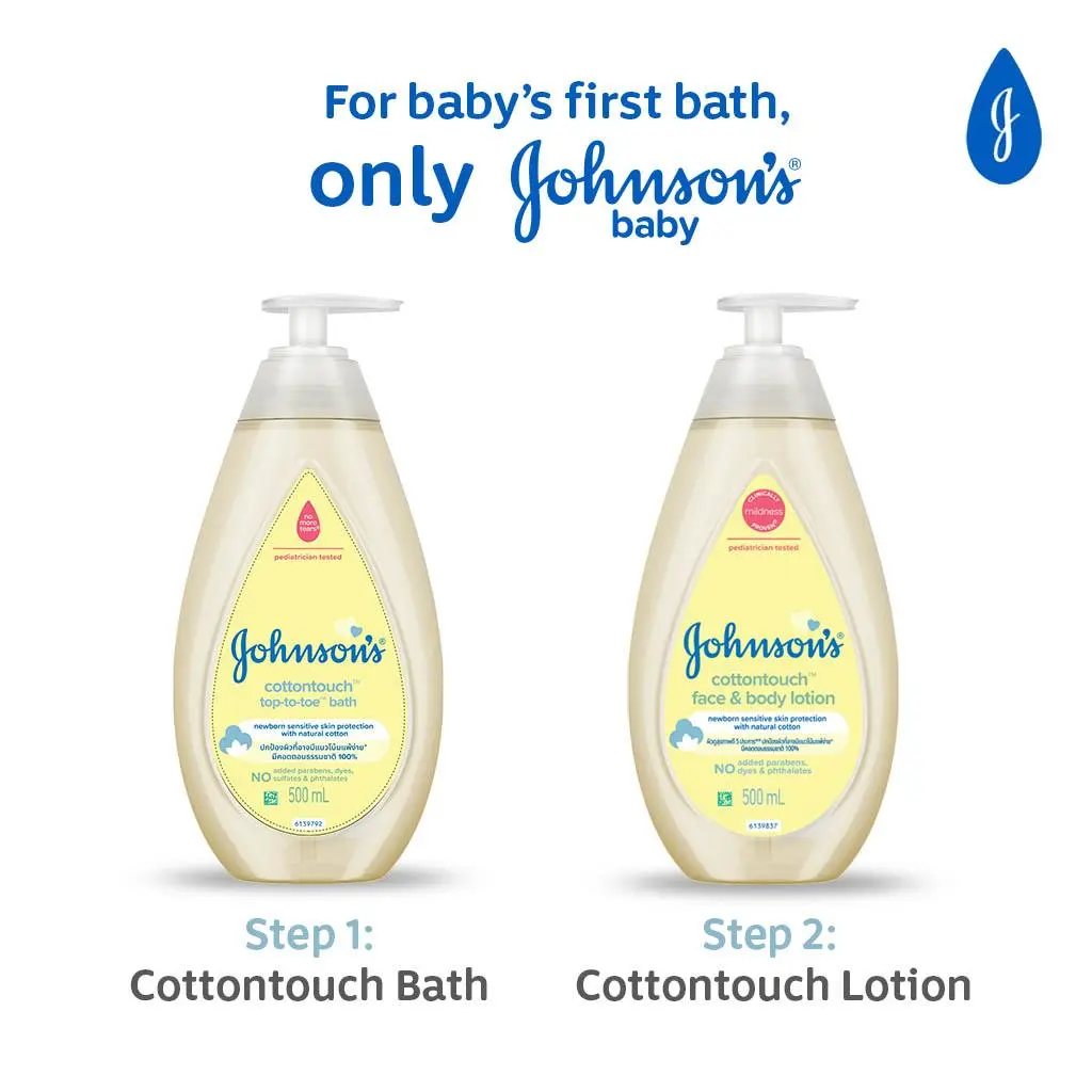 Johnson's® Cottontouch™ Top-To-Toe™ Bath image 5