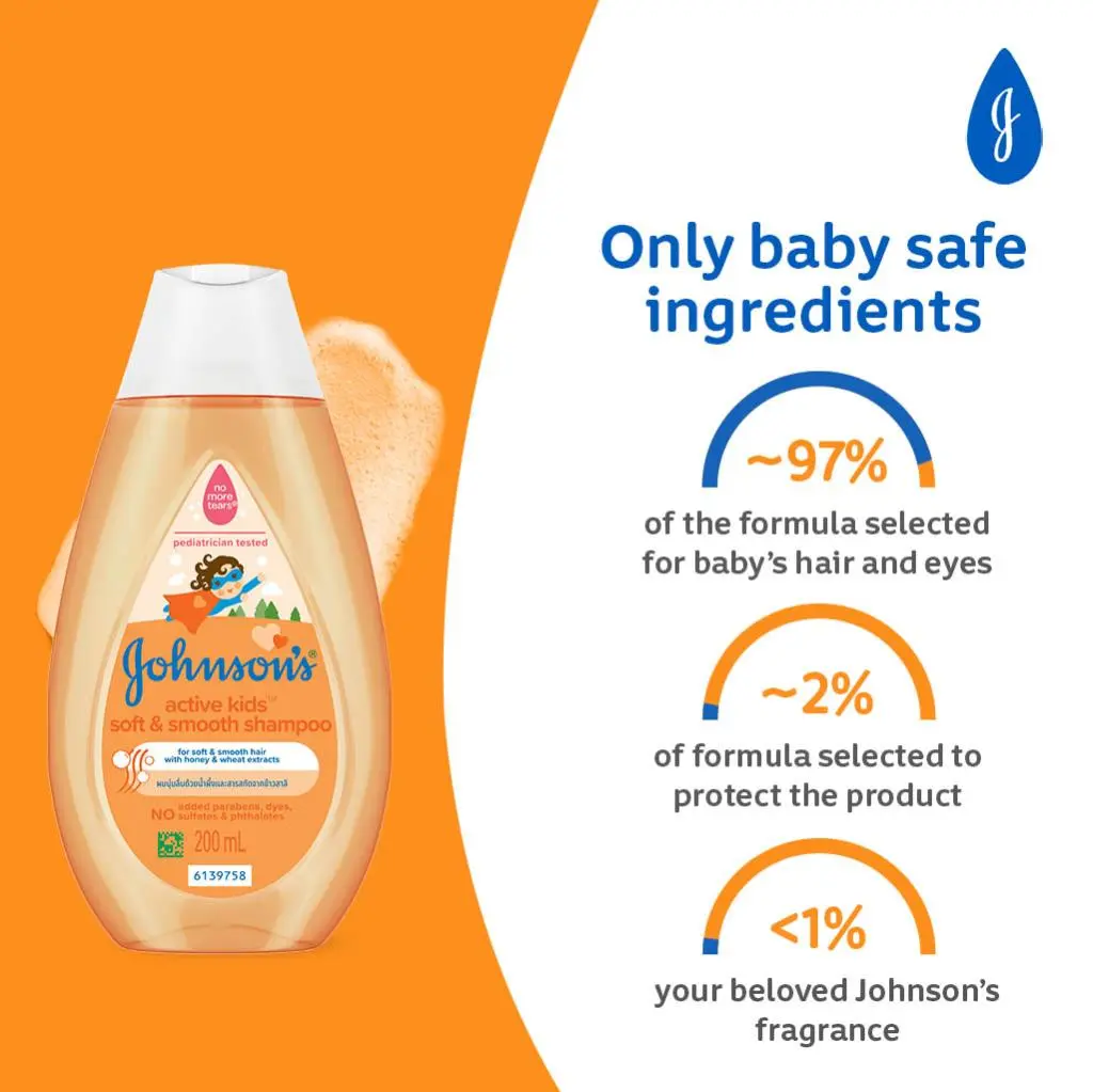 Johnson's® Active Kids™ Soft & Smooth Shampoo image 3