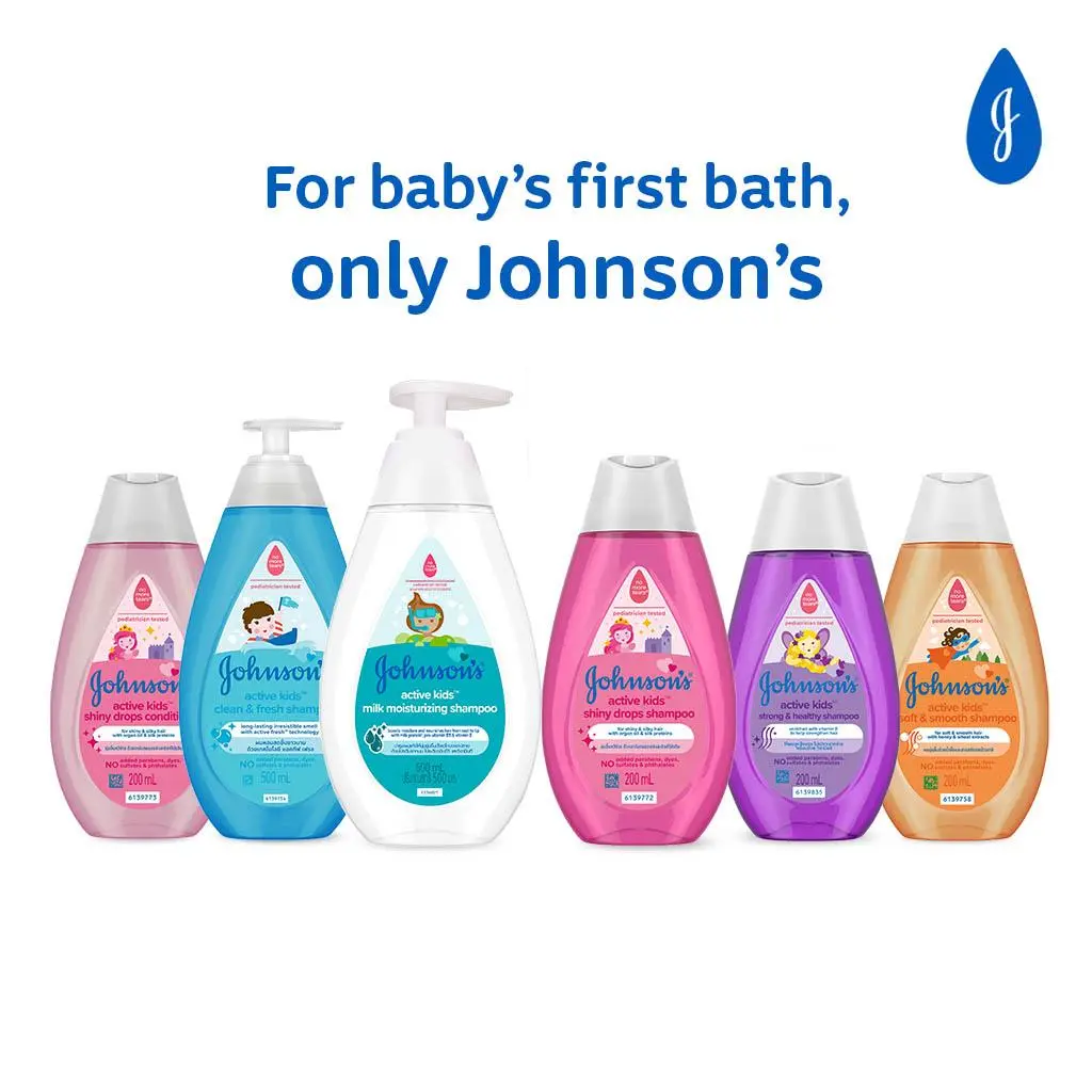 Johnson's® Active Kids™ Shiny Drops Shampoo image 5
