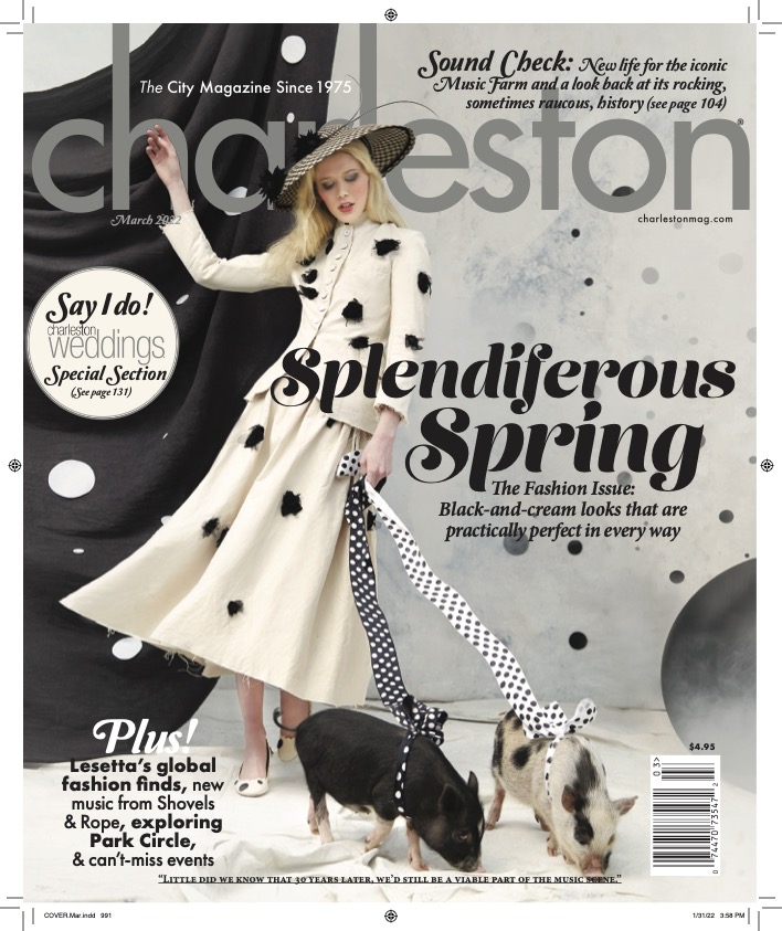 Charleston Magazine spread image