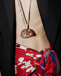 Dries Van Noten SS26 shell necklace