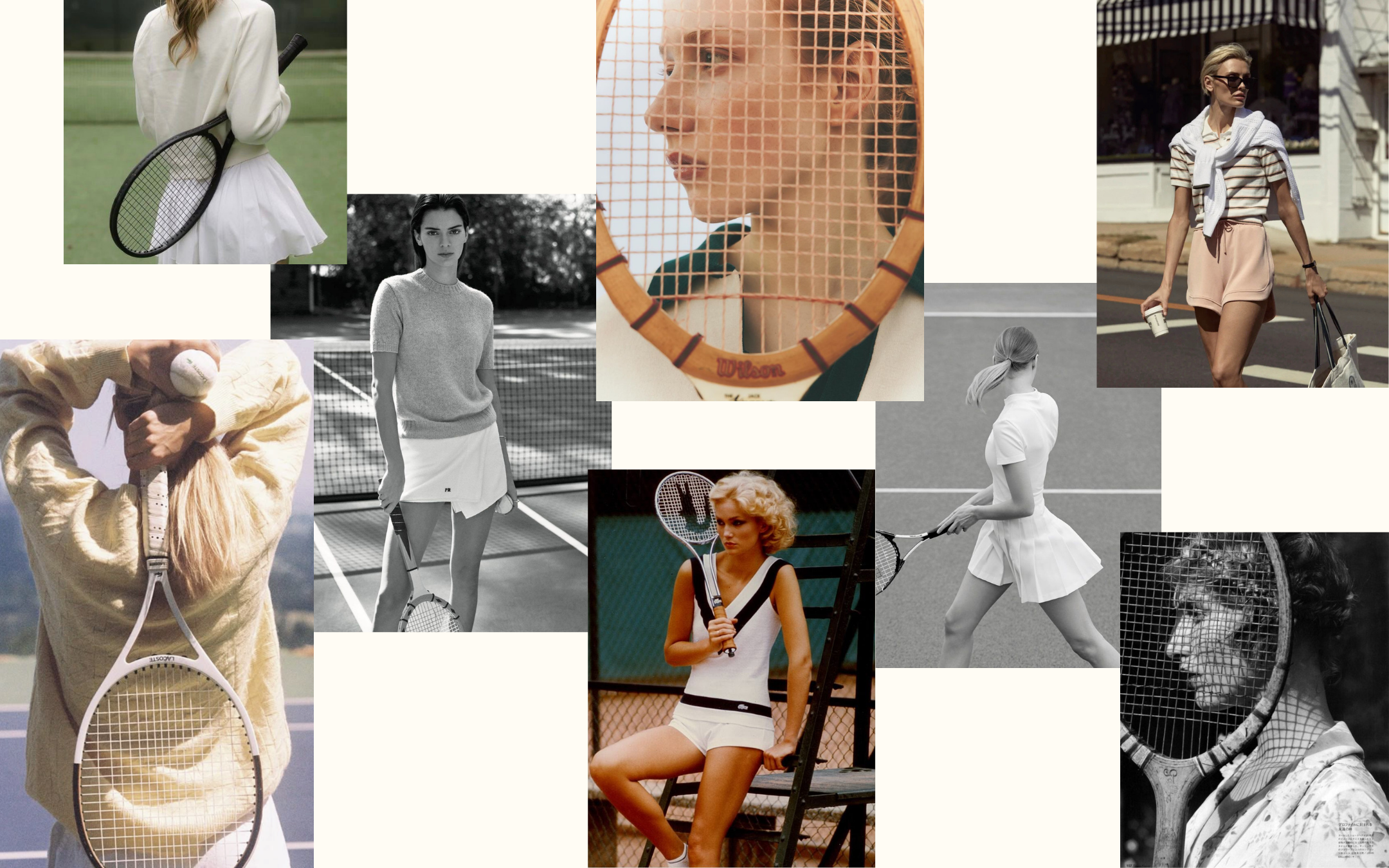 Edito Tennis double-wide moodboard