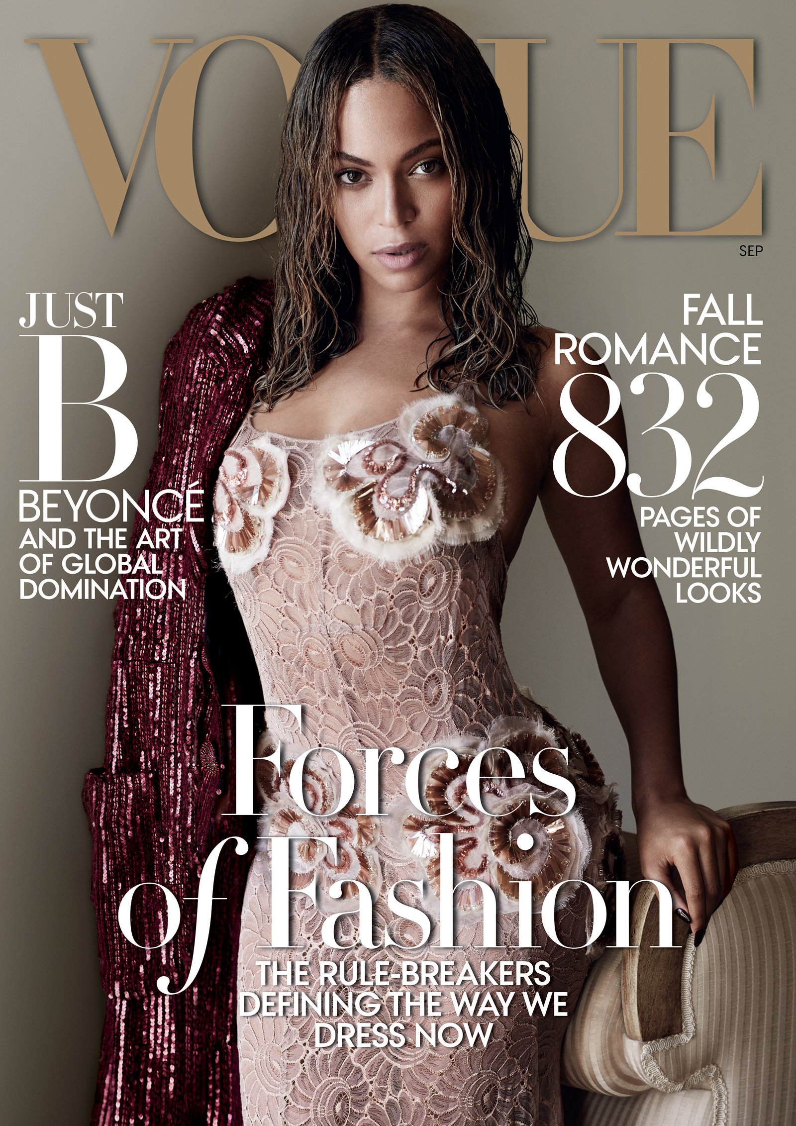 vogue ad with Rapport issue cover