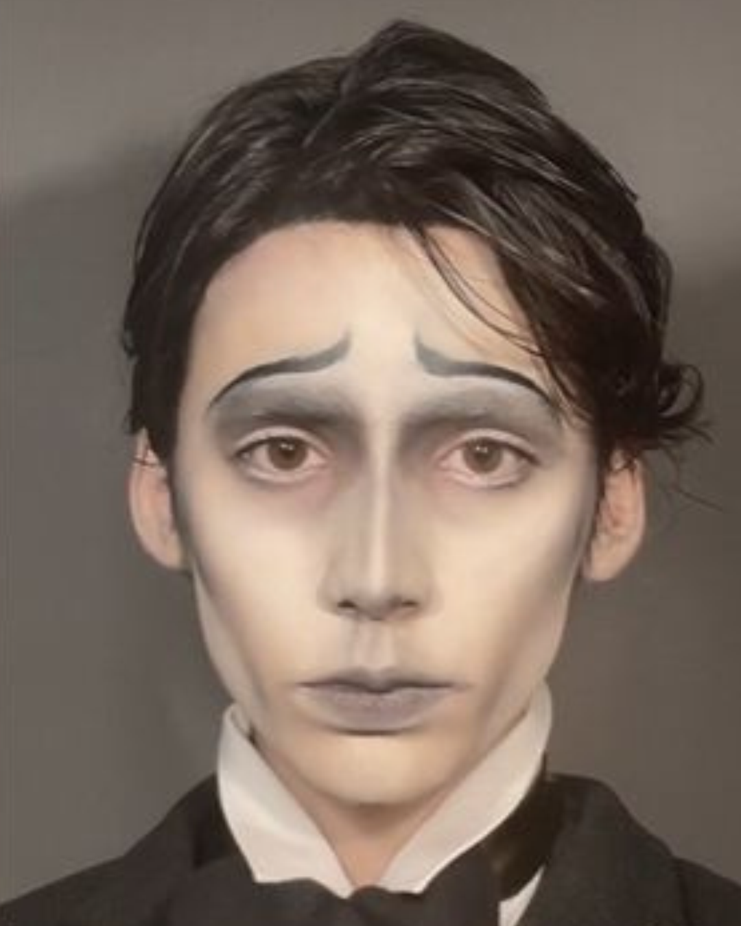 Edito Halloween Vintage Mime Makeup
